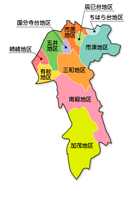 市原市地区社協マップ